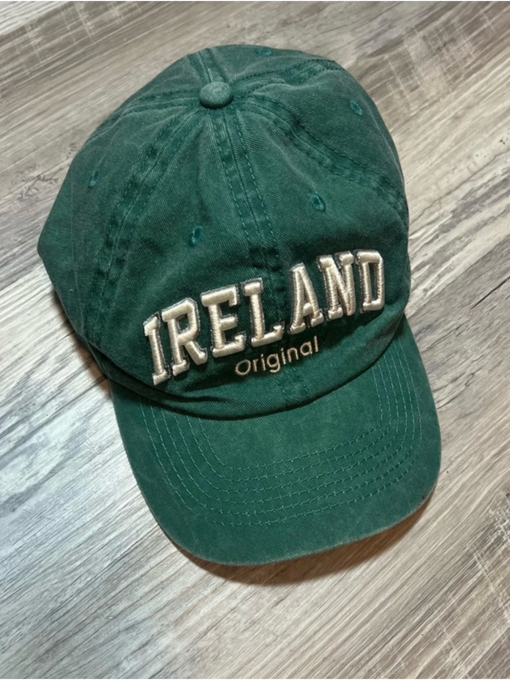 Dark Green 'Ireland' Embroidered Baseball Cap